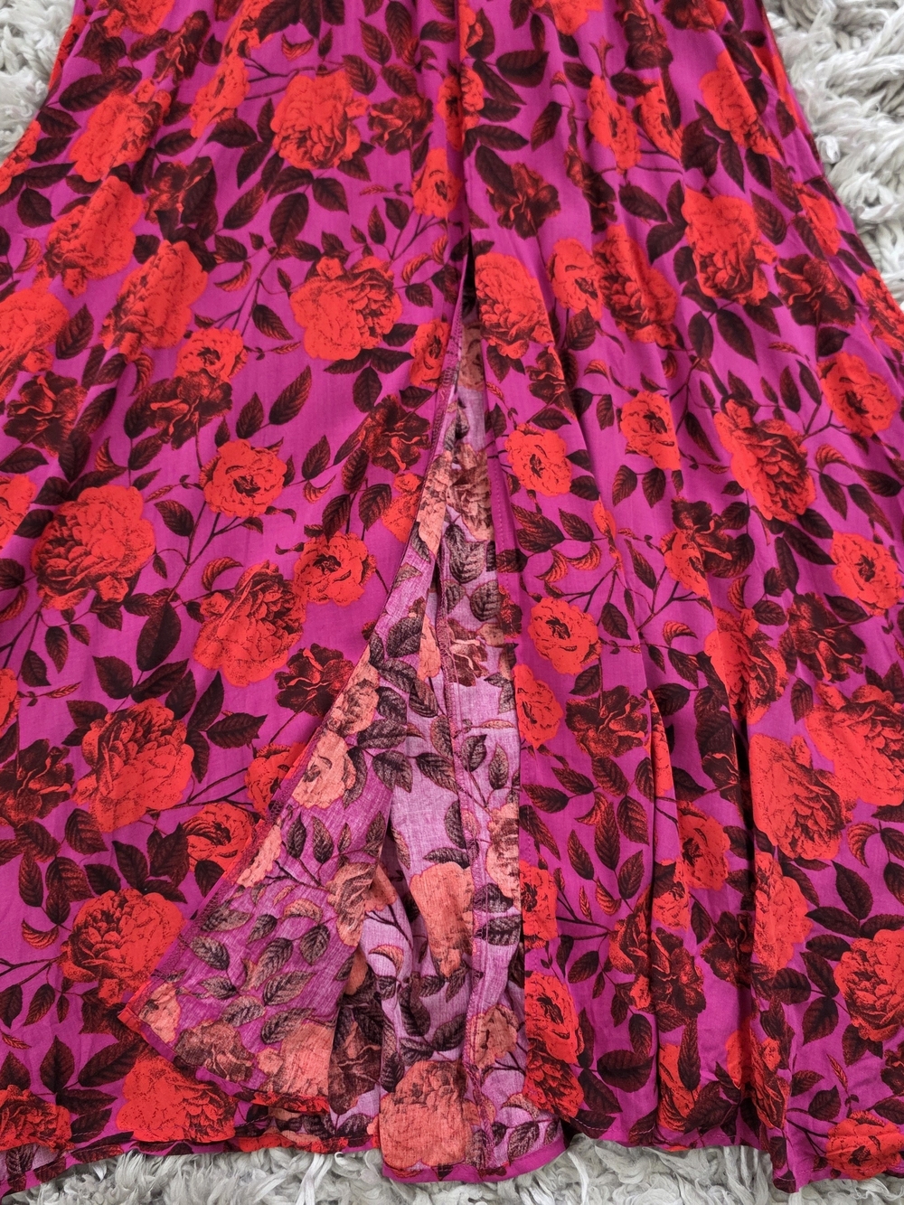 Abel The Label Floral Maxi Dress - Smocked Waist Sz S - Picture 5 of 16